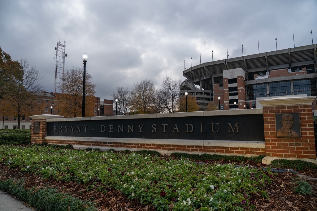 Entrance to Bryant–Denny Stadium in Tuscaloosa, Alabama
