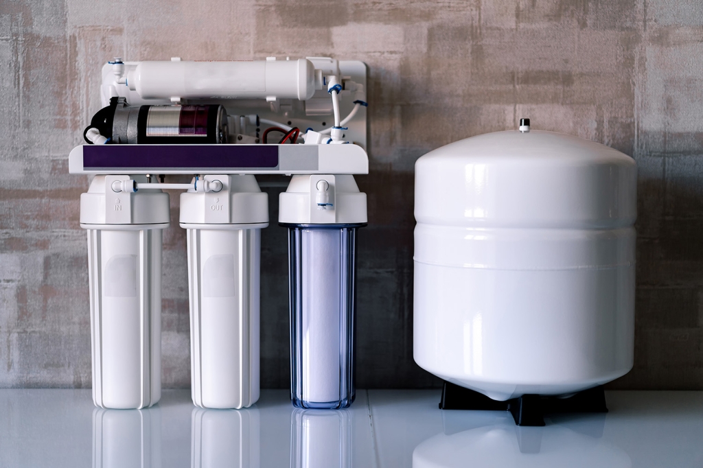 Under-Sink Whole House Water Filtration Unit with Reverse Osmosis